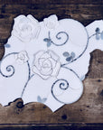3D Rose Limited Edition Marble Luxury Waterjet Mosaic Tile | TileBuys