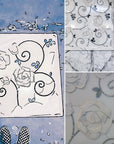 3D Rose Limited Edition Marble Luxury Waterjet Mosaic Tile | TileBuys