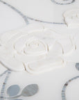 3D Rose Limited Edition Marble Luxury Waterjet Mosaic Tile | TileBuys