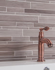 Athens Marble Mosaic Tile - Linear Strip Rectangles - Honed | TileBuys