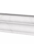 Bianco Carrara Marble 2x12” Crown Molding Trim - Polished | TileBuys