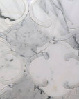 Calacatta (Calcutta) Marble Waterjet Mosaic Tile in Casablanca | TileBuys