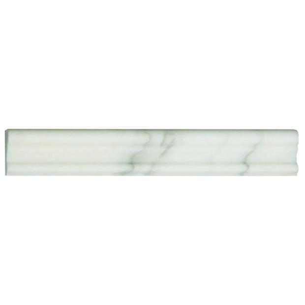 Calacatta Marble Trim Molding in Various Sizes - Polished | TileBuys