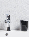 Carrara Bianco Marble Mosaic Tile - 1" Hexagons - Polished | TileBuys