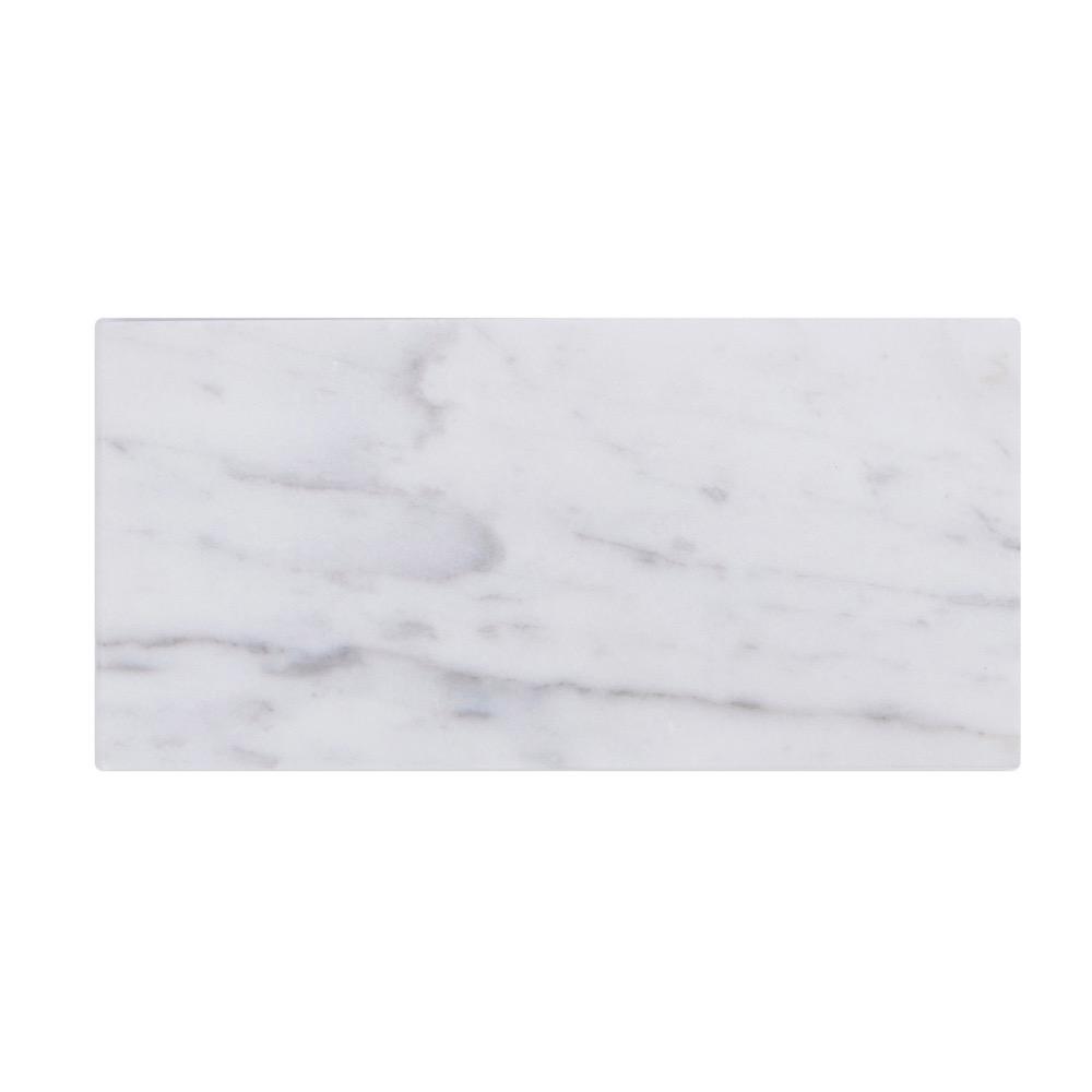 Carrara Bianco Marble Wall and Floor Field Tile in Various Sizes - Polished | TileBuys