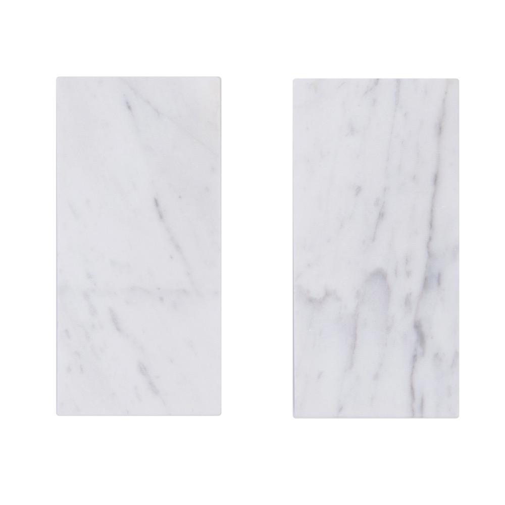 Carrara Bianco Marble Wall and Floor Field Tile in Various Sizes - Polished | TileBuys