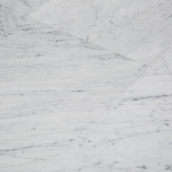 Carrara Bianco Marble Wall and Floor Field Tile in Various Sizes - Polished | TileBuys