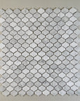 Carrara Bianco Marble Waterjet Mosaic Tile in Mini Lanterns | TileBuys
