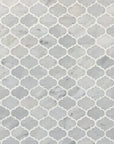 Carrara Bianco Marble Waterjet Mosaic Tile in Mini Lanterns | TileBuys