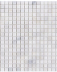 Carrara (Carrera) Venato Marble Tile - 5/8” Squares - Polished | TileBuys