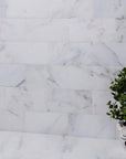 Carrara Venato Marble 3x6" Subway Tile - Various Finishes | TileBuys