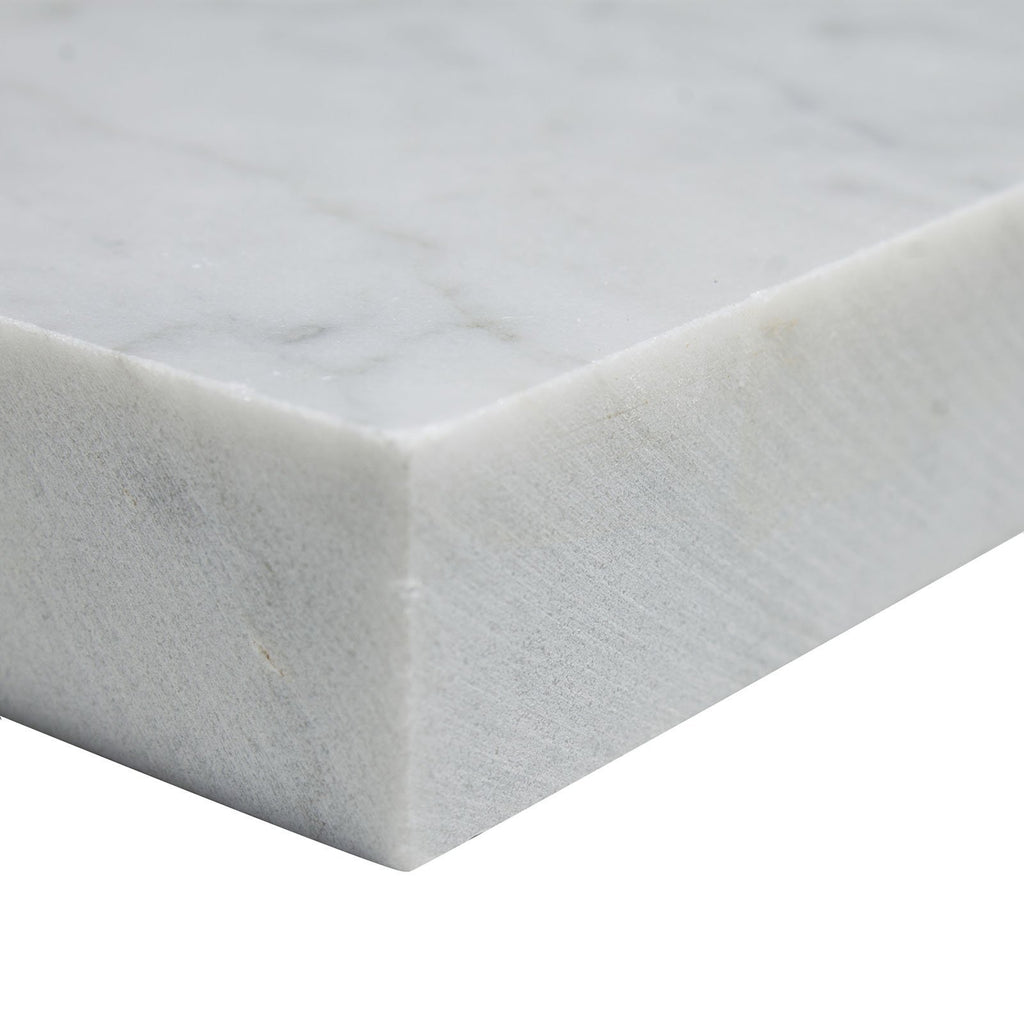 Premium Quality Italian Carrara Marble Corner Shelf Polished (1)