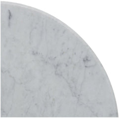 Carrara White Marble Shelf - 9" Corner Shower Shelf - Polished | TileBuys