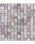 Cloud Marble Mosaic Tile in 1" Squares - Polished | TileBuys