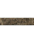 Dark Emperador Marble Trim Molding in Various Sizes - Polished | TileBuys