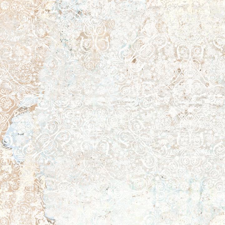 Off-White & Pale Pink Bohemian Distressed Carpet Look Porcelain Tile | TileBuys