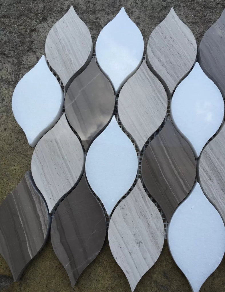 Paris Jardin Mixed Marble Mosaic Tile | TileBuys