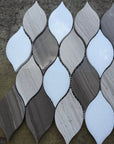 Paris Jardin Mixed Marble Mosaic Tile | TileBuys