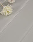 5 Sq Ft of Silver Grey Glass 3x12" Subway Tile | TileBuys