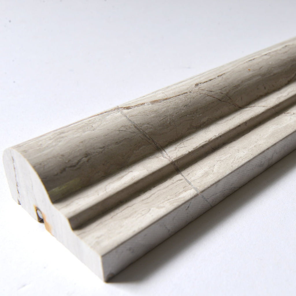 5 Linear Ft of Silver Oak Marble Trim Molding in Various Sizes - Polished | TileBuys