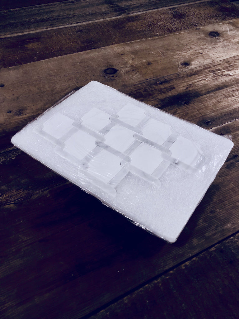 White Thassos and Carrara Bianco Marble Waterjet Mosaic Tile in Princess Weave | TileBuys