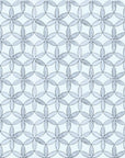 White Thassos and Carrara White Marble Waterjet Mosaic Tile in Floral Rings | TileBuys