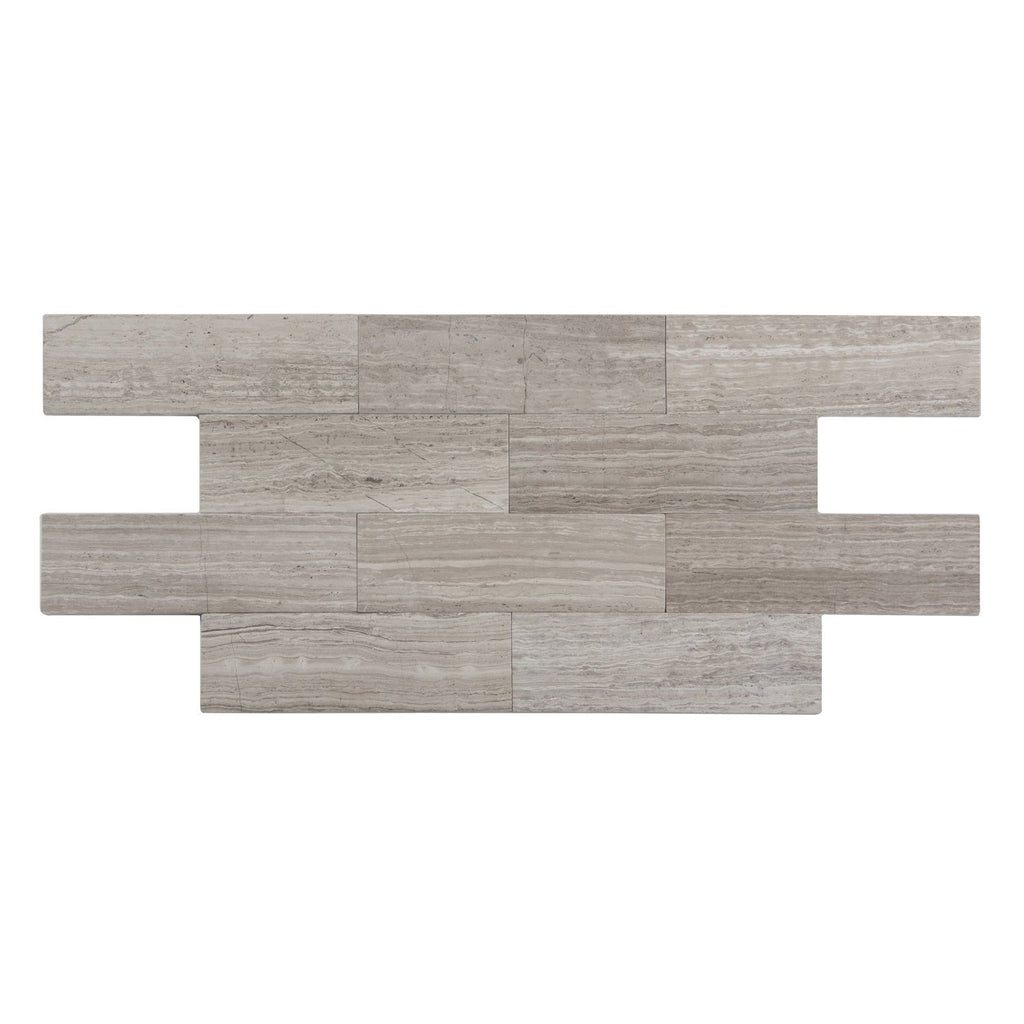 Wooden White Marble Field Tile in Various Sizes and Finishes | TileBuys