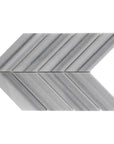 Zebra Marble Mosaic Tile - Chevron - Polished | TileBuys